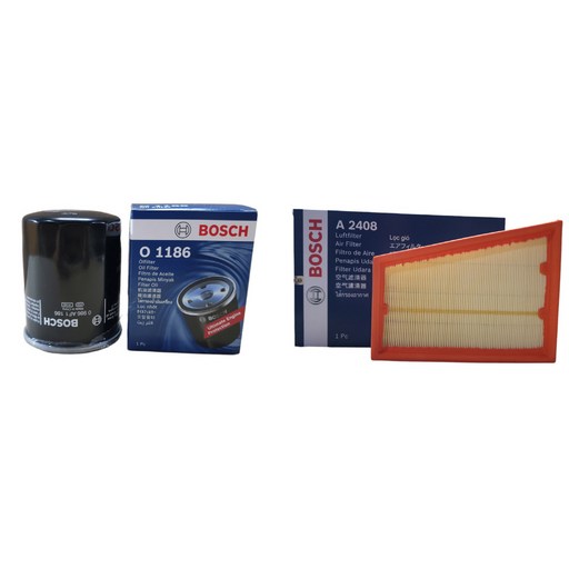 보쉬 엔진오일교환 필터 셋트 뉴SM3 L38 1.6 오일필터에어필터 O1186A2408, 오일필터에어필터O1186A2408, 1개