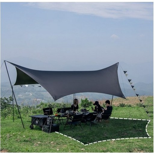 FONOW 타프 넓은 그늘 휴대할 수 있는 캠핑용