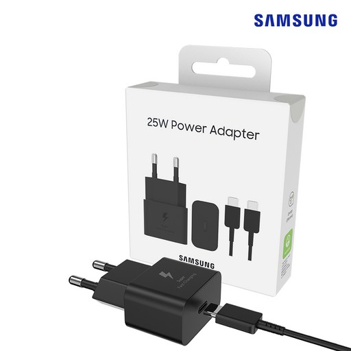 삼성전자 C타입 초고속 충전기 25W + 케이블 1m 세트 PD PPS GaN