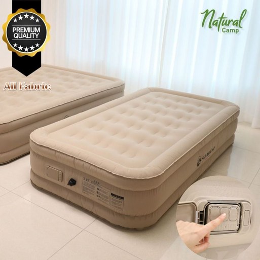 5세대 올패브릭 네츄럴캠프 에어매트 프리미엄 FABRIC 내장형 자동펌프 6면 모두 패브릭
