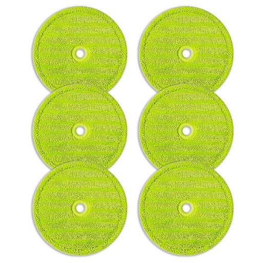 리빙플러스 걸레 에브리봇 삼성제트 호환 물걸레 쓰리스핀 엣지 청소기 청소포 극세사 패드 초록색