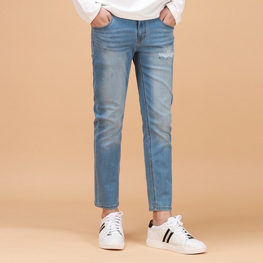 후앙스 남성용 히든밴딩 워싱스판 청바지 GZCP4908