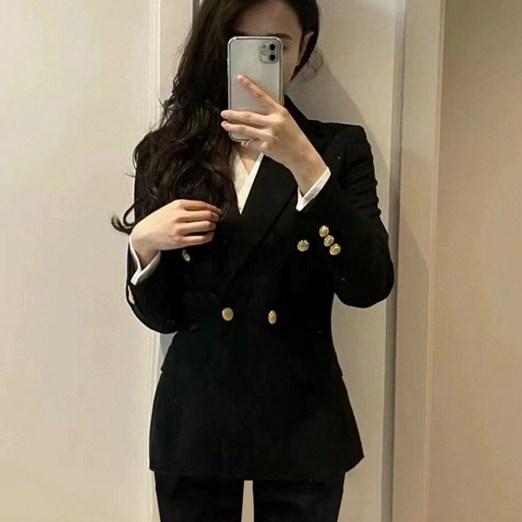 COSYEVNO  여성 봄가을 클래식 슬림 정장 자켓 TZKxzwt2