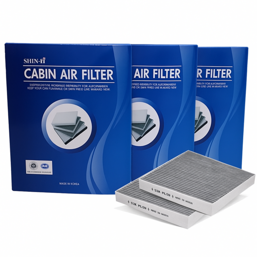 현대 111 신아 자동차 에어컨 활성탄필터, 3개, 그랜드스타렉스2017