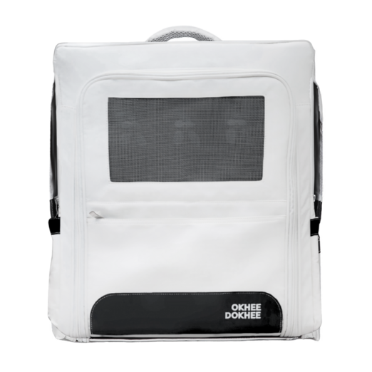 고양이 강아지 옥희독희 튼튼백 이동장, 라이트 그레이, 1개