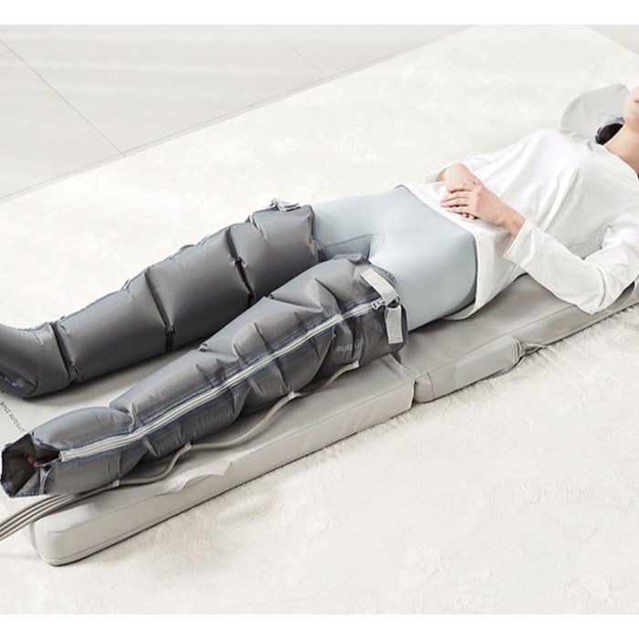 휴플러스 온열 전신마사지 안마베드 KIMPRO25, 라이트 그레이, KIMPRO25