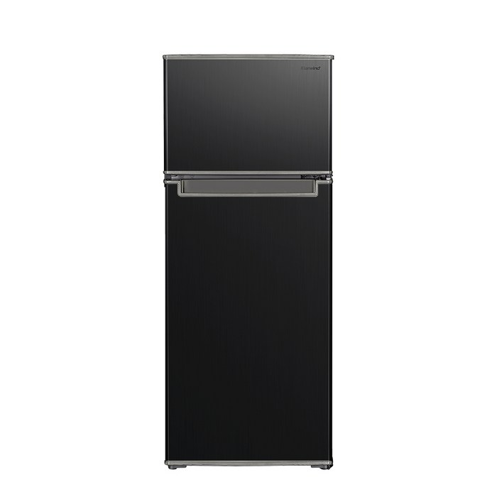 캐리어 클라윈드 소형 냉장고 CRFTD182BDE 182L 방문설치, 블랙 메탈, CRFTD182BDE
