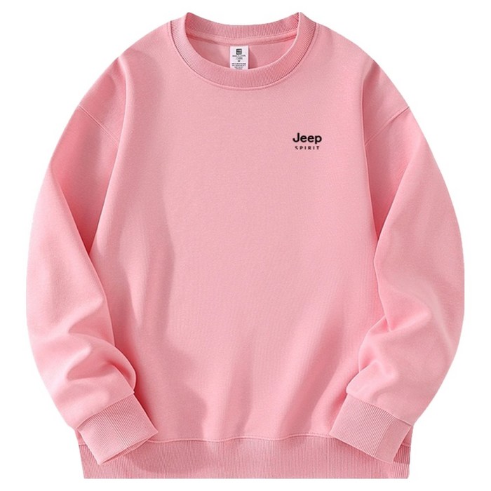 지프 남녀공용 패셔너블 코튼 라운드넥 맨투맨