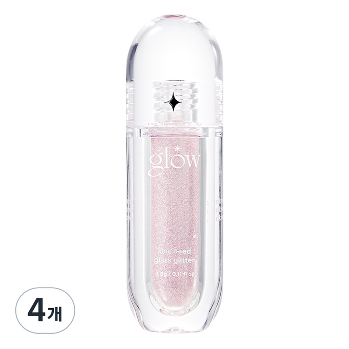 글로우 글래스 글리터 3.5g, 언노운, 4개 글로우 글래스 글리터 3.5g, 언노운, 4개