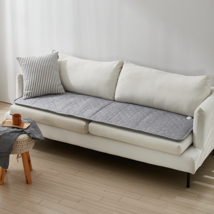 EMF 탄소 쇼파 전기장판 소파 전기매트 1인용 캠핑 여행 카본 방석, 그레이