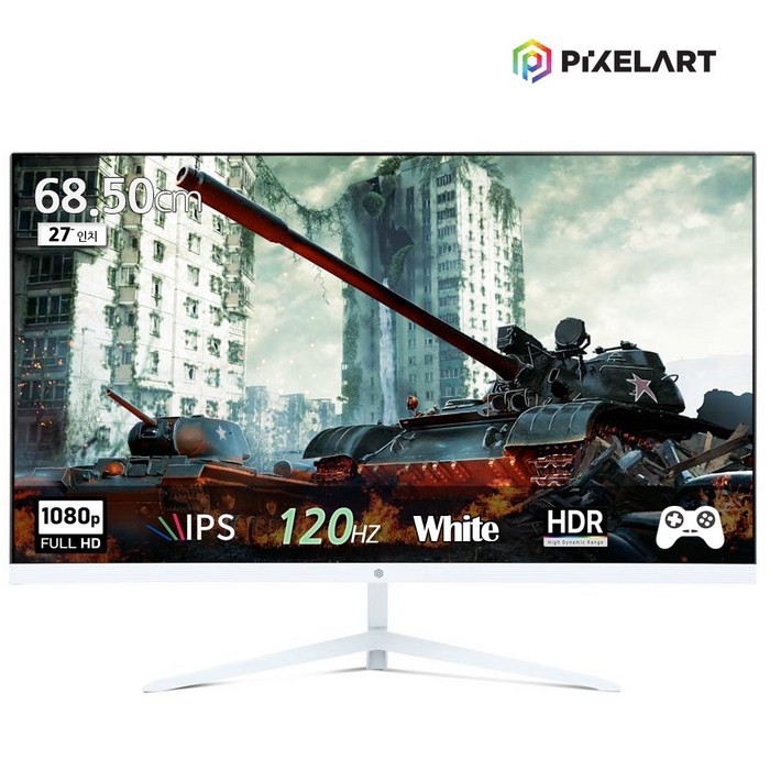 연말이벤트픽셀아트 PIXELART PA2740W 화이트 120Hz FHD IPS 27형 모니터 무결점, PA2740W