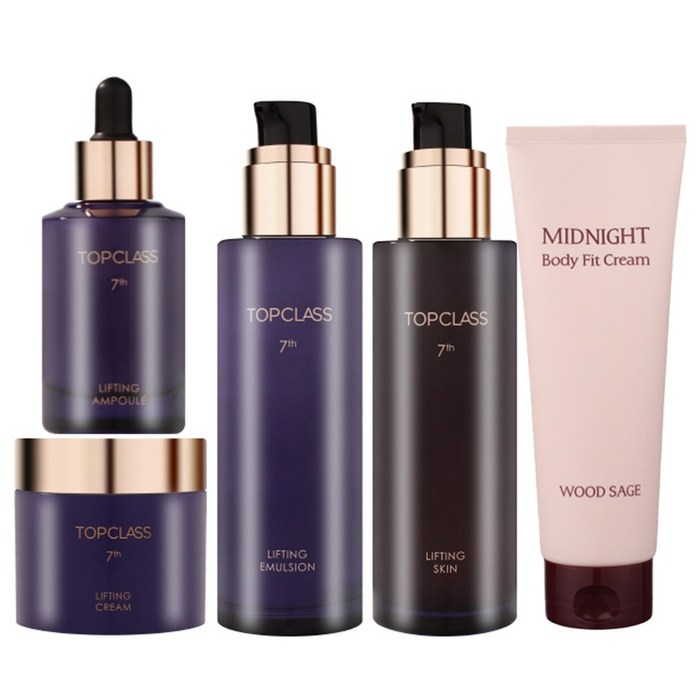 참존 참존 탑클래스 7세대 리프팅 기초 4종스킨로션크림앰플미드나이트 바디핏 크림, 1개