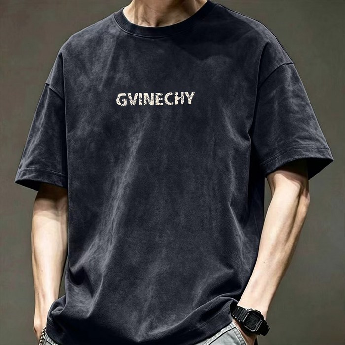 Munjjing 남자 반팔티 남성 티셔츠남자 프린팅 레터링 반팔 티 반팔 티