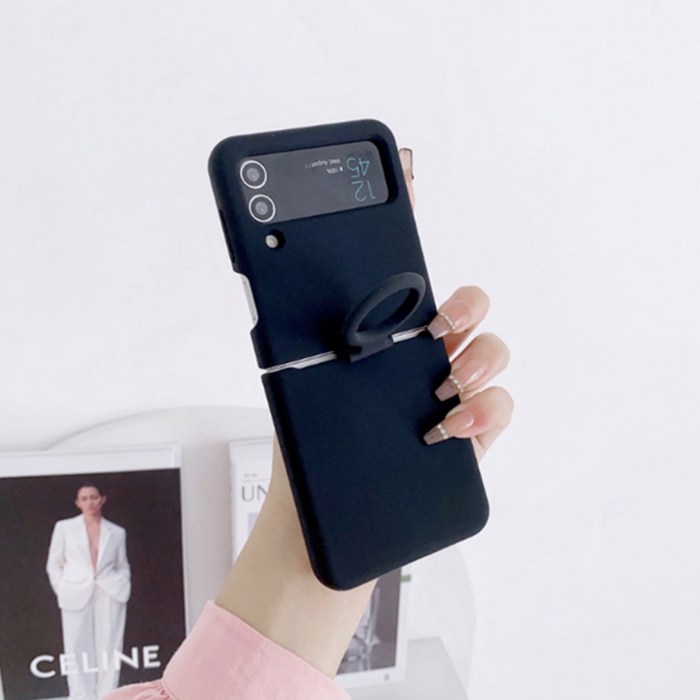 라팔레트 갤럭시Z플립 4 3 실리콘 그립 핑거 링 케이스