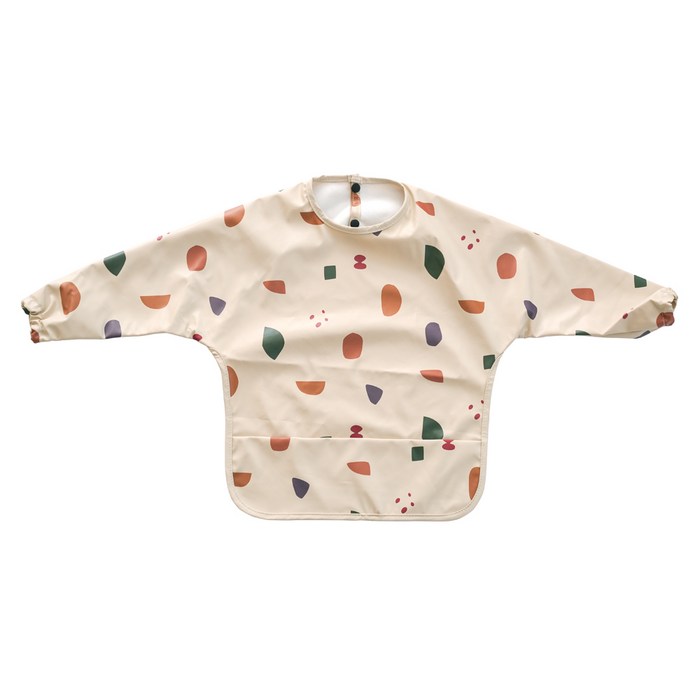 마롤로뜨 아기 긴팔 방수가운 턱받이 침받이 자기주도 미술가운 문센 어린이집