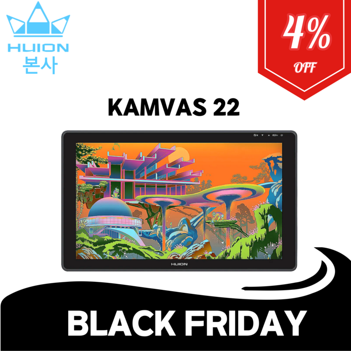 휴이온 본사 스토어  휴이온 액정 타블렛 22인치 kamvas 22 인기 타블렛 보호필름 부착