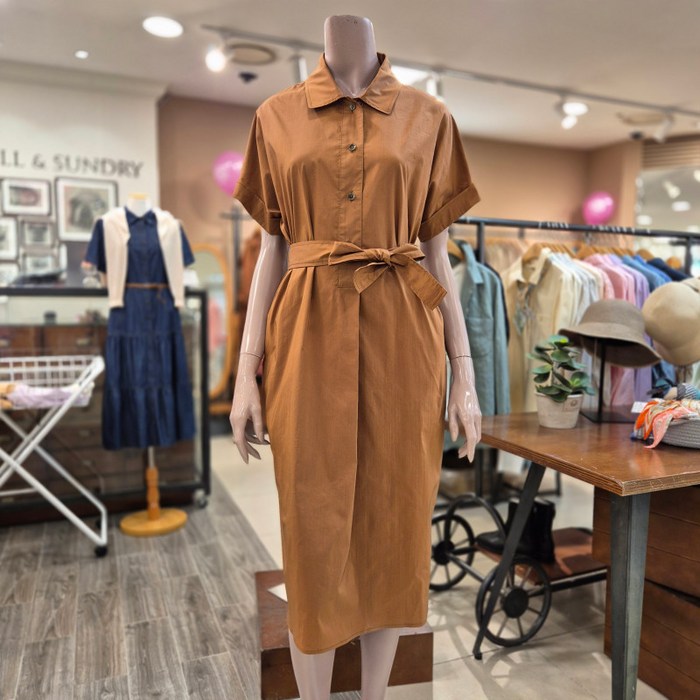 BCBG 올앤선드리  일마레 OP 원피스  A5M3O671  27   BRICK