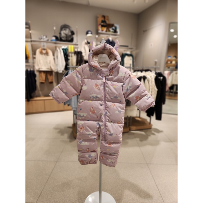 블랙야크키즈 오리털 버트다운우주복 핑크 1BKOPW4901