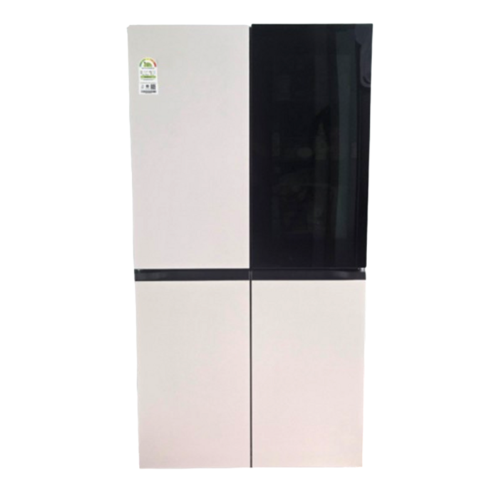 LG전자 디오스 오브제컬렉션 노크온 냉장고 870L 베이지 T875MEE312 2등급