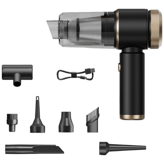 오토림 미니 무선 핸디 진공 청소기 볼베어링 모터 4000mAh 차량 가정 겸용