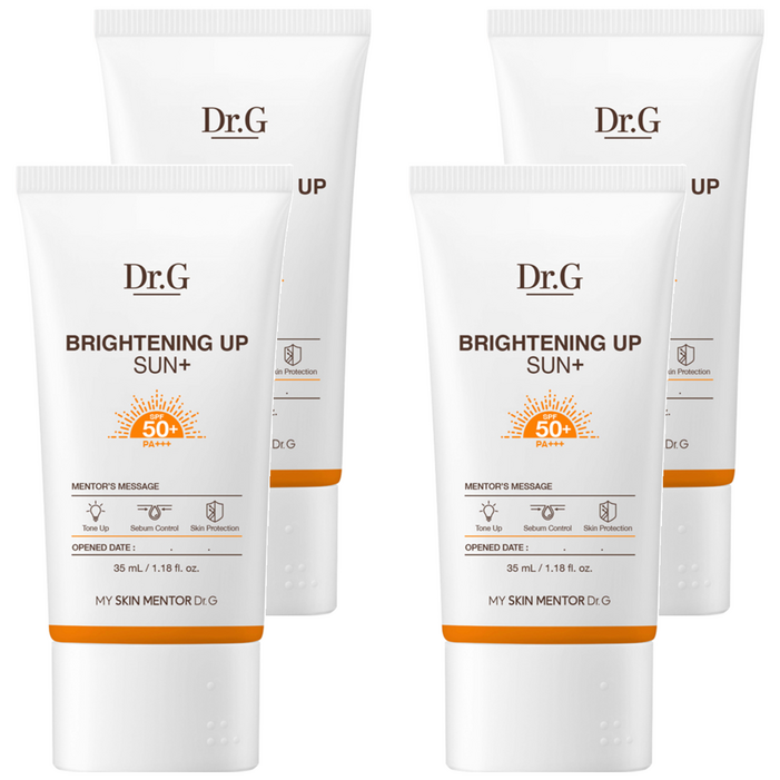 닥터지 브라이트닝 업 선 플러스 선크림 SPF50 PA, 35ml, 4개