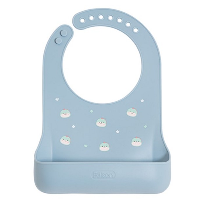 에디슨 프렌즈 베이비 실리콘 턱받이