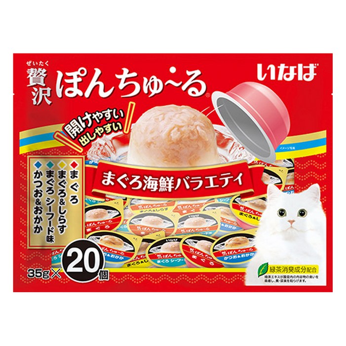 이나바 고양이 제이타크 퐁츄르 TSC114, 혼합맛참치해산물, 700g, 1개
