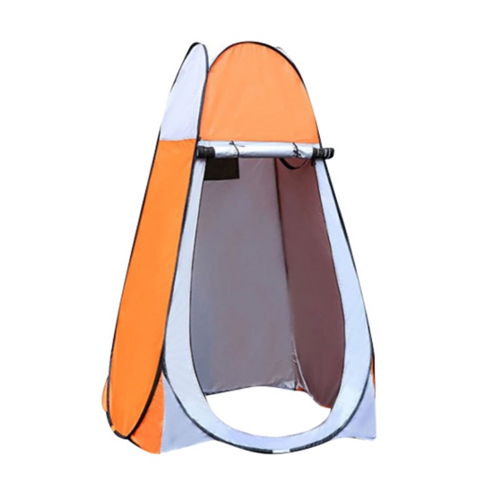 접이식 샤워부스 1인용 1.2m, 오렌지  화이트, 1개