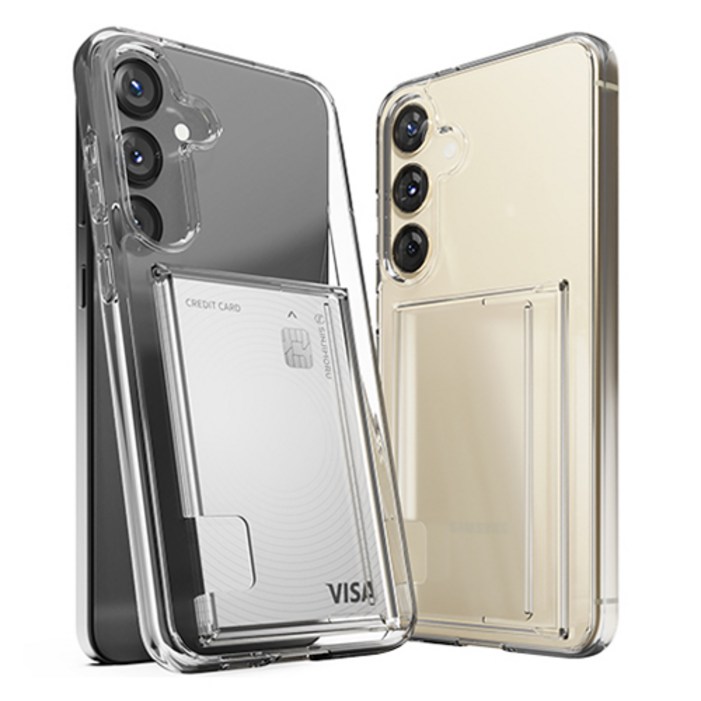 신지모루 2장 수납 에어클로 카드슬롯 휴대폰 케이스