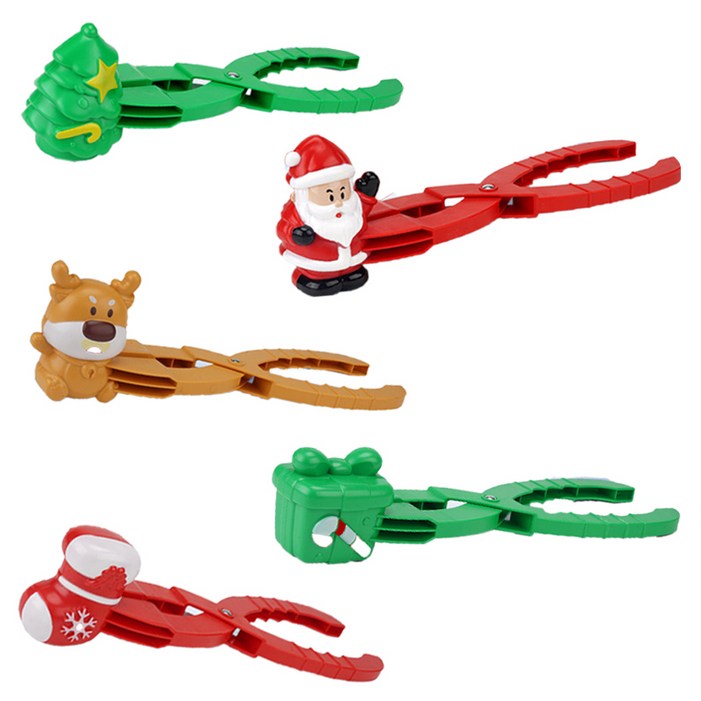 리버폭스 스노우 토이즈 싼타 집계형 눈놀이, 혼합색상, 1세트