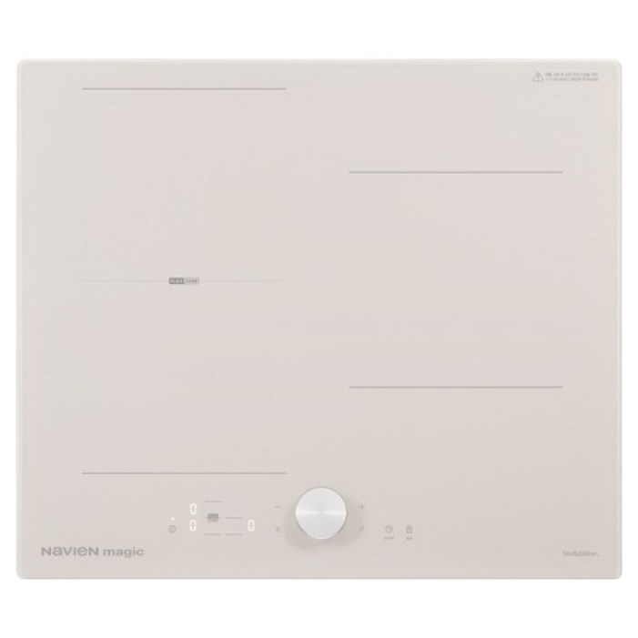 나비엔매직 전기레인지 인덕션 3구 베이지, ERI5053AF, 빌트인