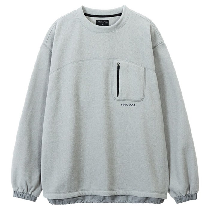 팬암 체스트 포켓 플리스 맨투맨 3147