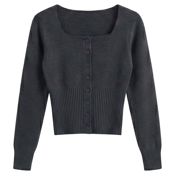 소니오 여성용 웨이스트 긴팔 가디건