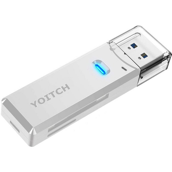 요이치 USB 3.0 SD카드 리더기, YG-CR300, 화이트 8