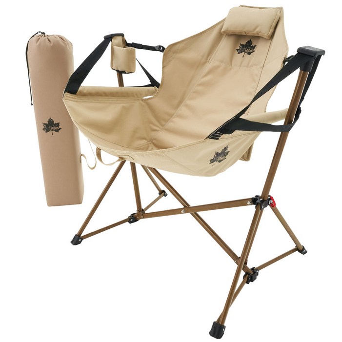 로고스 트래드캔버스 캠핑 스윙 릴렉스 의자