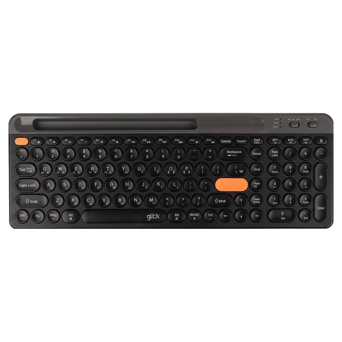 지클릭커 오피스프로 태블릿 멀티페어링 무소음 무선 블루투스 106 키보드