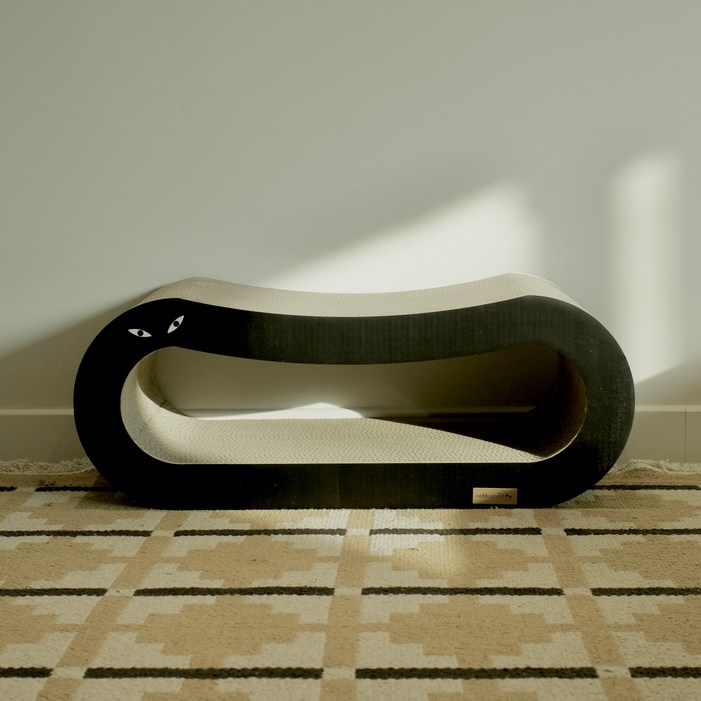 네꼬모리 더블캣라운지 고양이 특대형 복층 스크래쳐, 혼합색상, 1개