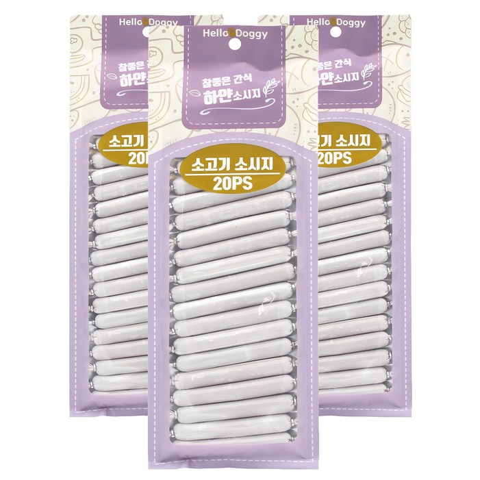 참좋은간식 강아지 하얀소시지 간식