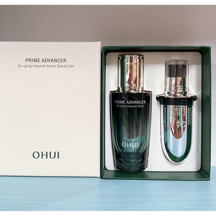 오휘 프라임 어드밴서 디에이징 앰플 세럼 더블 증량 기획 세트 50ml50ml 당일발송, 100g, 1세트