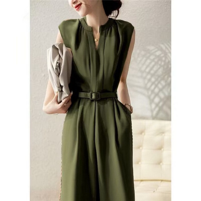 루스리더 여성 여름 신상 루즈핏 캐주얼 쉬폰 점프 슈트 M174