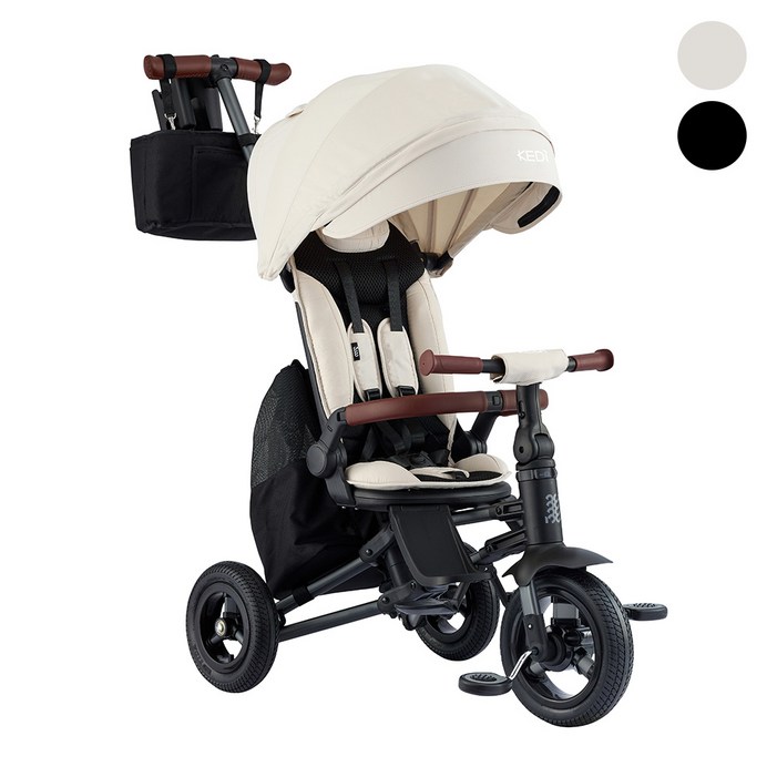 2026 삼천리 케디 플러스 유모차 접이식 폴딩 유아세발자전거, 오트밀, 1개