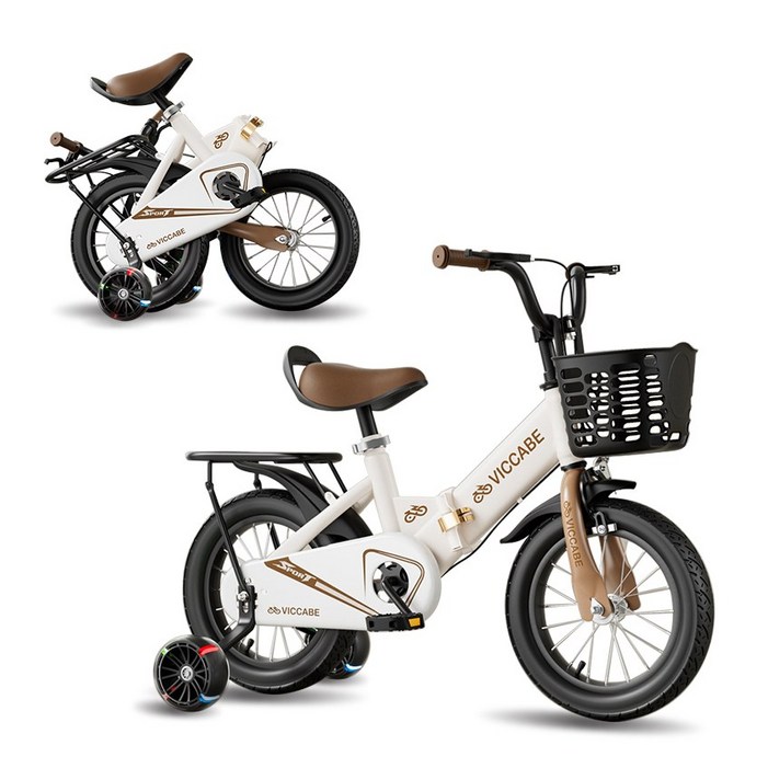 BLACK K7 휴대용자전거 옥외  바구니 12인치 14인치  보조 바퀴 미니 경량 접이식 자전거