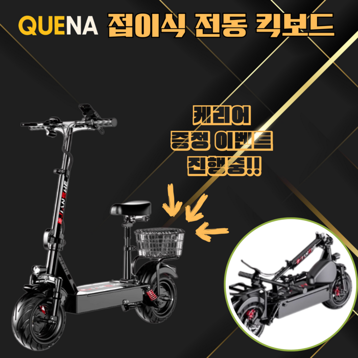 QUENA 앉아서타는 접이식 전동킥보드 두발킥보드 퀵보드 성인 전기 스턴트스쿠터, 프리미엄48V 1500W, 1개 QUENA 앉아서타는 접이식 전동킥보드 두발킥보드 퀵보드 성인 전기 스턴트스쿠터, 프리미엄48V 1500W, 1개
