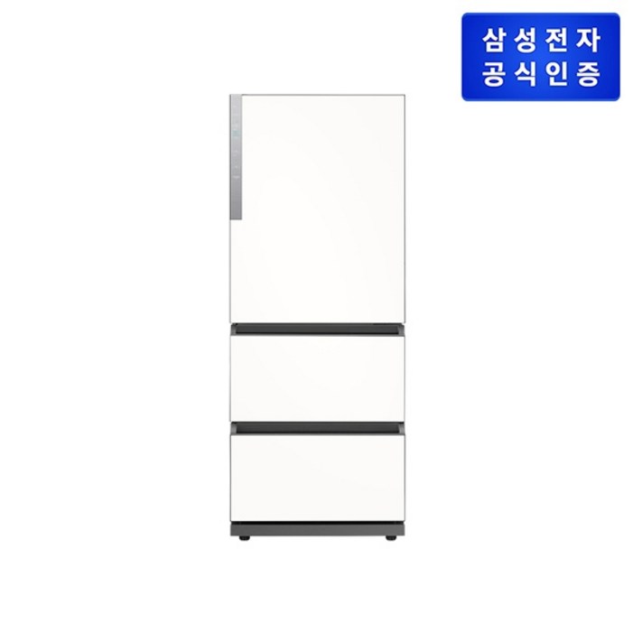 삼성전자 비스포크 김치플러스 3도어 김치냉장고 RQ33DG71J3EW에센셜 화이트328L 삼성 직거래 공식인증점배송설치폐가전 회수