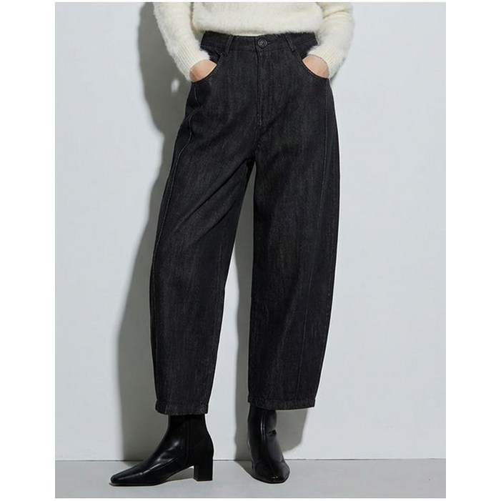 정품발송 보니스팍스 핀턱 와이드 데님 팬츠BC48DP100 369906