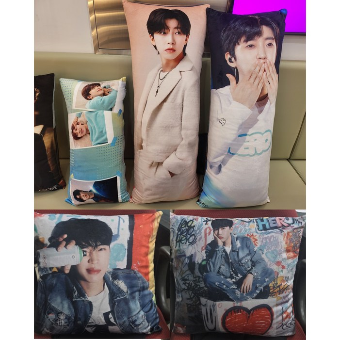 포토쿠션 주문제작 연예인굿즈 반려동물 기념일 선물 소량제작