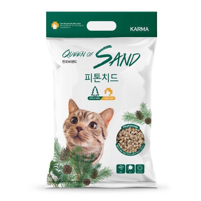 퀸오브샌드 피톤치드 편백모래 6L X 6, 6개, 6L