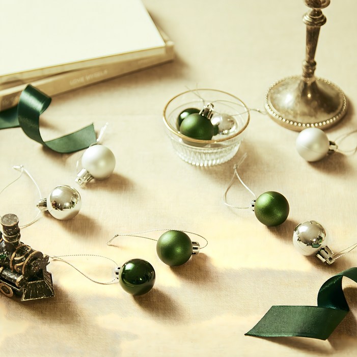 크리스마스 오너먼트볼 10P 세트