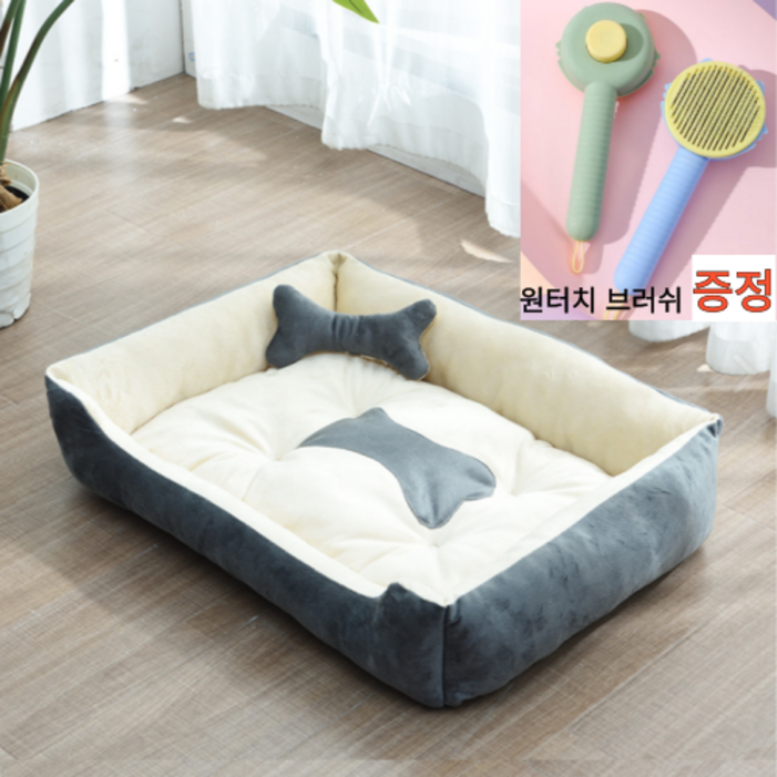 밸류플로우 반려동물 마약 방석, 1개, 그레이 밸류플로우 반려동물 마약 방석, 1개, 그레이