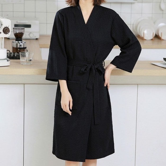 딜라이트홈 흡수력좋은 부들 와플 프리미엄 호텔가운 샤워가운